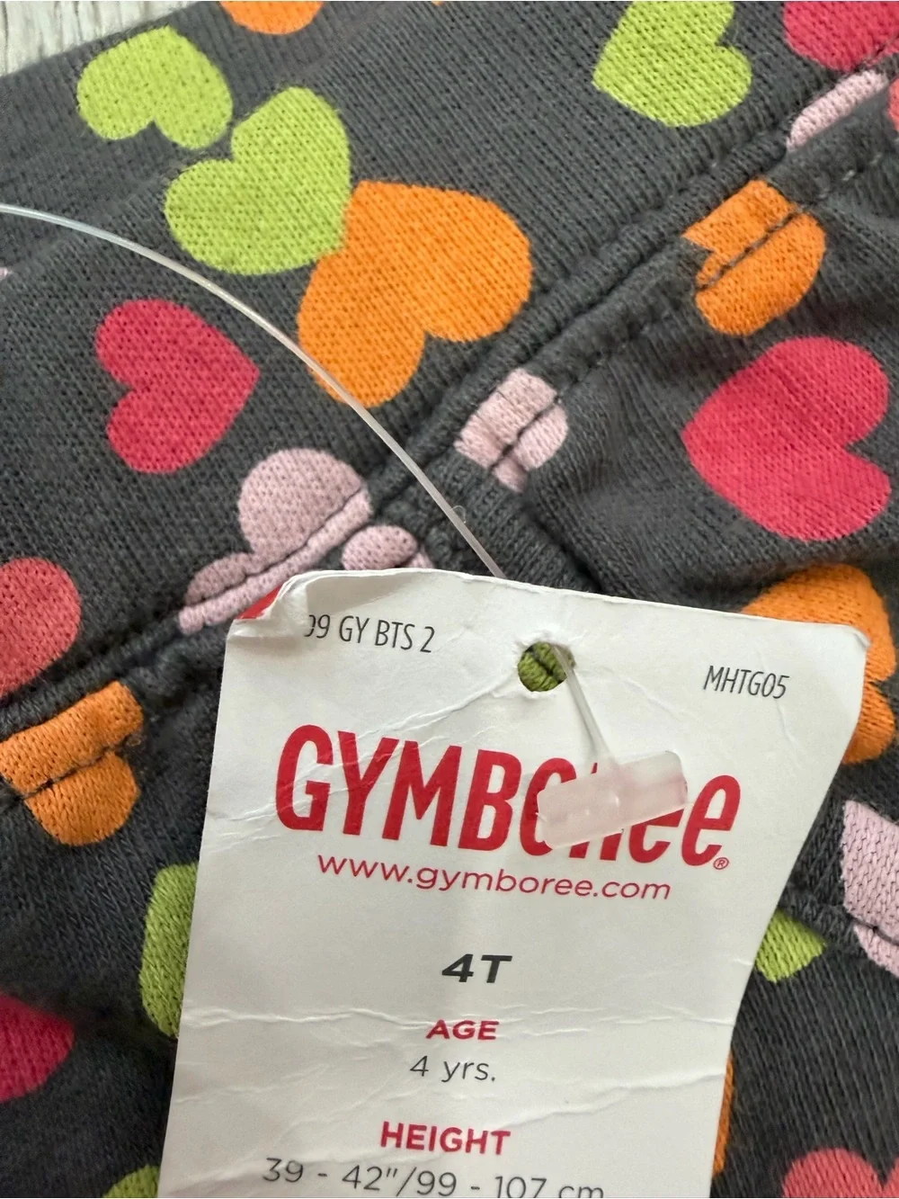 Gymboree Pants with Multicolor Heart Print
